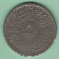 EGYPT - 5 MILLIEMES 1924 - Aegypten