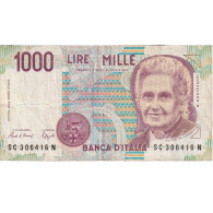 Billet, Italie, 1000 Lire, 1990-10-03, KM:114b, TB - 1000 Liras