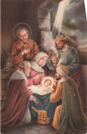 RELIGION - La Naissance De Jésus - Colorisé - Carte Postale Ancienne - Pinturas, Vidrieras Y Estatuas