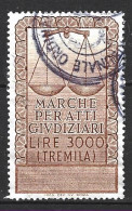 ITALIE. Timbre Fiscal De 3000 Lires Oblitéré. - Revenue Stamps