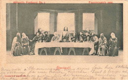 RELIGION - Christianisme - La Sainte Cène - Abendmahl - Animé - Carte Postale Ancienne - Schilderijen, Gebrandschilderd Glas En Beeldjes