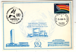 Nations Unies - Autriche - Carte Postale De 1986 - Oblit Wien - Cachet Expo Najubria 86 - - Cartas & Documentos