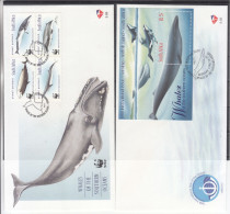 South Africa / FDC / One Cover WWF - Balene