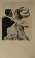 Simplicissimus Karte Serie IX No 6. // Art Nouveau Femme Masque 19?? - 1900-1949