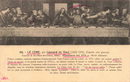 ILLUSTRATEURS - Signés - Léonard De Vinci - La Cène - Carte Postale Ancienne - Otros & Sin Clasificación