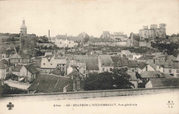 FRANCE - Allier - Bourbon L'Archambault, Vue Générale - Carte Postale  Ancienne - Bourbon L'Archambault