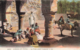 ALGERIE - Scènes Et Types - Les Petits Arabes S'amusent - LL - Colorisé - Carte Postale  Ancienne - Scene & Tipi