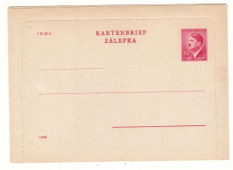 Tchècoslovaquie - Bohéme & Moravie - Carte Postale De 1944 - Entier Postal - Hitler - - Briefe U. Dokumente