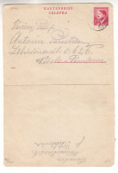 Tchècoslovaquie - Bohéme & Moravie - Carte Postale De 1944 - Entier Postal - Hitler - Oblit Stetkovice - - Briefe U. Dokumente