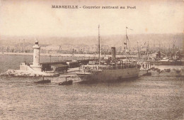 FRANCE - Marseille - Courriers Rentrant Au Port  - Carte Postale  Ancienne - Old Port, Saint Victor, Le Panier