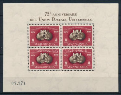 ** 1950 UPU Blokk (180.000) (apró Ráncok / Minor Creases) - Other & Unclassified