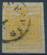 O 1850 1kr Kézi Papíron "(TE)MESVÁR" (20.000) - Other & Unclassified