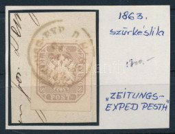 1863 Hírlapbélyeg "ZEITUNGS-EXPED. / PESTH" (Gdlin R) - Autres & Non Classés
