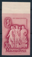 ** 1948 Szakszervezet (II.) ívszéli Vágott Bélyeg (5.000) - Other & Unclassified