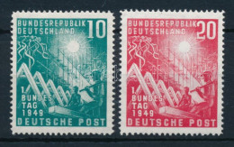 ** NSZK 1949 Bundestag Sor Mi 111-112 (Mi EUR 100.-) - Autres & Non Classés