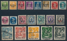 O Deutsches Reich 1920 Mi 119-138 (Mi EUR 120,-) - Other & Unclassified