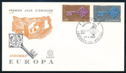 Andorra Francia Posta 1968 - Other & Unclassified