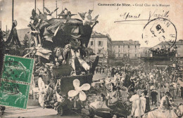 FRANCE - Carnaval De Nice - Grand Char De La Musique - Animé - Carte Postale  Ancienne - Carnevale