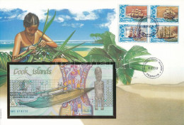 Cook-szigetek 1992. 3$ Felbélyegzett Borítékban, Bélyegzéssel T:UNC Cook Islands 1992. 3 Dollars In Envelope With Stamp  - Unclassified