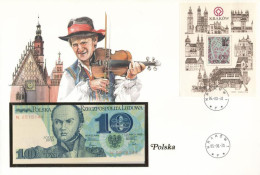 Lengyelország 1982. 10Zl Felbélyegzett Borítékban, Bélyegzéssel T:UNC  Poland 1982. 10 Zlotych In Envelope With Stamp An - Unclassified