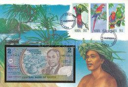 Szamoa 1990. 2T Felbélyegzett Borítékban, Bélyegzéssel T:UNC Samoa 1990. 2 Tala In Envelope With Stamp And Cancellation  - Ohne Zuordnung