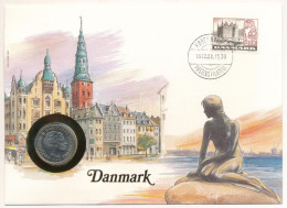 Dánia 1985. 1K Felbélyegzett Borítékban, Bélyegzéssel, Német Nyelvű Leírással T:UNC  Denmark 1985. 1 Krone In Envelope W - Ohne Zuordnung