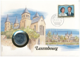 Luxemburg 1980. 5Fr Felbélyegzett Borítékban, Bélyegzéssel, Német Nyelvű Leírással T:UNC  Luxembourg 1980. 5 Francs In E - Unclassified