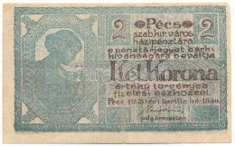 Pécs 1920. 2K T:F - Ohne Zuordnung