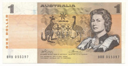 Ausztrália DN (1972-1973) 1D T:F Folt Australia ND (1972-1973) 1 Dollar C:F Spot Krause P#37.d - Non Classés