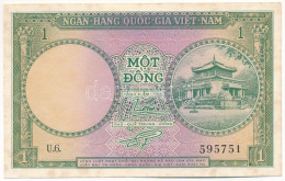 Dél-Vietnam 1956. 1D T:AU Kissé Fo. South Viet Nam 1956. 1 Dong C:AU Slightly Spotted  Krause 1 - Unclassified