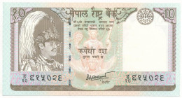 Nepál 2000-2001. 10R T:UNC Nepal 2000-2001. 10 Rupees C:UNC  Krause P#31 - Unclassified