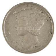 Amerikai Egyesült Államok 1924 1d (10c) Ag "Mercury" T:AU,XF  USA 1924. 1 Dime (10 Cents) Ag "Mercury" C:AU,XF Krause KM - Non Classés