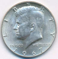 Amerikai Egyesült Államok 1967. 1/2$ Ag "Kennedy" T:AU USA 1967. 1/2 Dollar Ag "Kennedy" C:AU  Krause KM#202a - Ohne Zuordnung