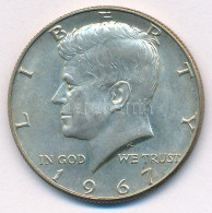 Amerikai Egyesült Államok 1967. 1/2$ Ag "Kennedy" T:XF Patina USA 1967. 1/2 Dollar Ag "Kennedy" C:XF Patina Krause KM#20 - Ohne Zuordnung