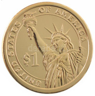 Amerikai Egyesült Államok 2007D 1$ Aranyozott Cu-Ni-Zn "Elnöki Dollárok - George Washington" Kapszulában T:UNC USA 2007D - Ohne Zuordnung