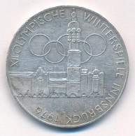 Ausztria 1976. 100Sch Ag "Téli Olimpia Innsbruck" T:2 Ph. Austria 1976. 100 Schilling "Winter Olympics Innsbruck / Build - Unclassified