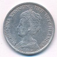 Hollandia 1915. 1G Ag "I. Vilma" T:XF Kis Ph, Karc Netherlands 1915. 1 Gulden Ag "Wilhelmina I" C:XF Small Edge Error, S - Ohne Zuordnung