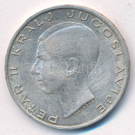 Jugoszlávia 1938. 20D Ag "II. Péter" T:XF  Yugoslavia 1938. 20 Dinara Ag "Petar II" C:XF Krause KM#23 - Non Classificati