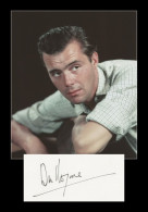 Dirk Bogarde (1921-1999) - English Actor - Signed Card + Photo - 1983 - COA - Actores Y Comediantes 