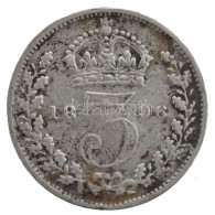 Nagy-Britannia 1896. 3p Ag "Viktória" T:2-,3 Patina Great Britain 1896. 3 Pence Ag "Victoria" C:VF,F Patina Krause KM#77 - Unclassified