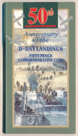 Nagy-Britannia 1994. 50 Pence Cu-Ni "A D-nap 50. Véfordulója" Karton Dísztokban, Tájékoztatóval T:UNC  Great-Britain 199 - Non Classificati