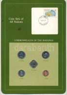 Bahamák 1969-1985. 1c-25c (5xklf), "Coin Sets Of All Nations" Forgalmi Szett Felbélyegzett Kartonlapon T:UNC A Kartonlap - Sin Clasificación