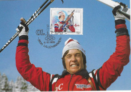 1994 Hommage à E.Kvalfoss Champion Olympique De Biathlon (10 Km) Aux Jeux Olympiques De Sarajevo 1984 - Winter 1984: Sarajevo