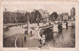 PAYS-BAS - Amsterdam - Blaauwbrug - Animé - Carte Postale Ancienne - Amsterdam