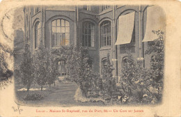 CPA 59 LILLE MAISON ST RAPHAEL RUE DU PORT 86 UN COIN DU JARDIN - Lille