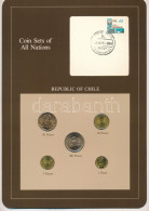 Chile 1982-1986. 1P - 100P (5xklf), "Coin Sets Of All Nations" Forgalmi Szett Felbélyegzett Kartonlapon T:UNC Kis Patina - Unclassified