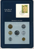 Csád 1976-1985. 1Fr-500Fr (7xklf), "Coin Sets Of All Nations" Forgalmi Szett Felbélyegzett Kartonlapon T:UNC Kis Patina  - Non Classificati