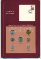 Csehszlovákia 1978-1983. 5h-5K (7xklf), "Coin Sets Of All Nations" Forgalmi Szett Felbélyegzett Kartonlapon T:UNC Czecho - Non Classés