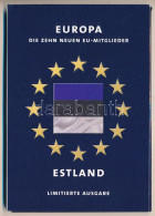 Észtország 1994-2004. 10s-5K (5xklf) Forgalmi összeállítás + "Észtország / Európa" Jelzett Ag Emlékérem, Közös "A Tíz új - Non Classés