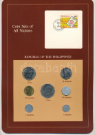 Fülöp-szigetek 1983-1984. 1s-2P (7xklf), "Coin Sets Of All Nations" Forgalmi Szett Felbélyegzett Kartonlapon T:UNC Kis P - Ohne Zuordnung